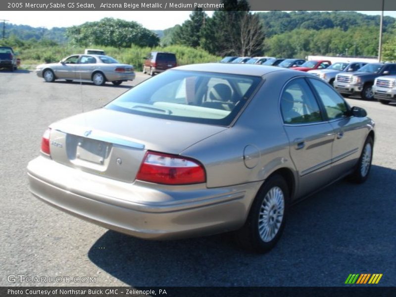 Arizona Beige Metallic / Medium Parchment 2005 Mercury Sable GS Sedan