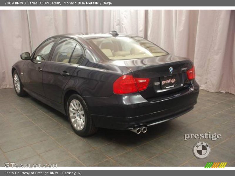 Monaco Blue Metallic / Beige 2009 BMW 3 Series 328xi Sedan