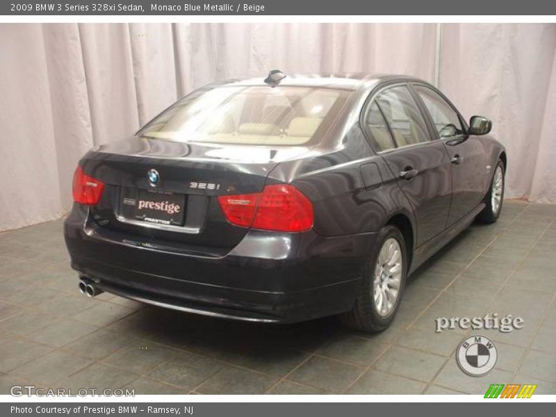 Monaco Blue Metallic / Beige 2009 BMW 3 Series 328xi Sedan