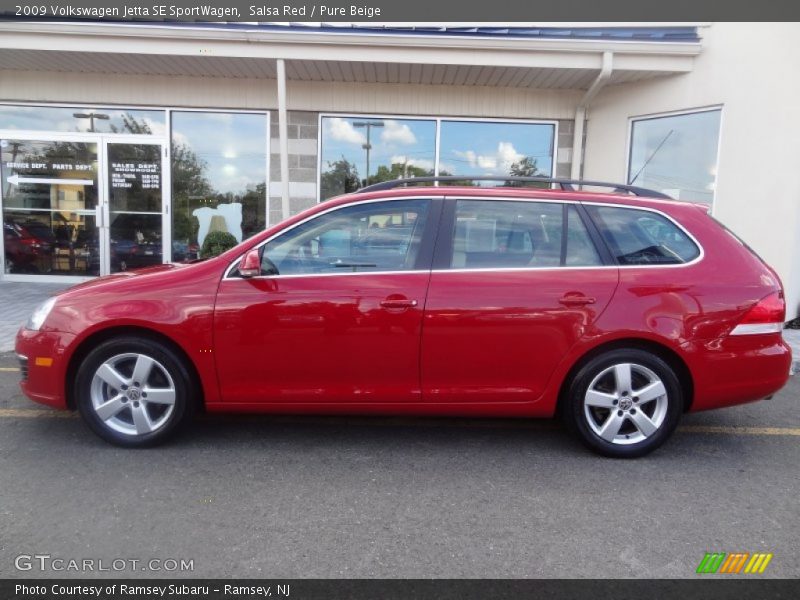  2009 Jetta SE SportWagen Salsa Red