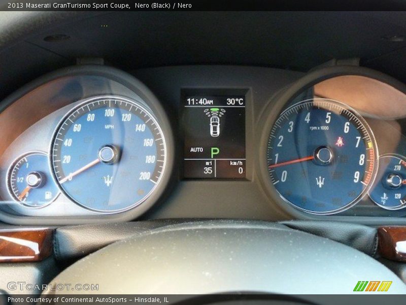  2013 GranTurismo Sport Coupe Sport Coupe Gauges