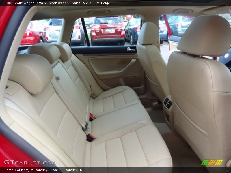 Rear Seat of 2009 Jetta SE SportWagen