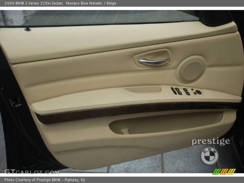 Monaco Blue Metallic / Beige 2009 BMW 3 Series 328xi Sedan