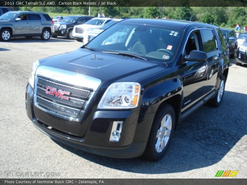 Carbon Black Metallic / Jet Black 2013 GMC Terrain SLE AWD
