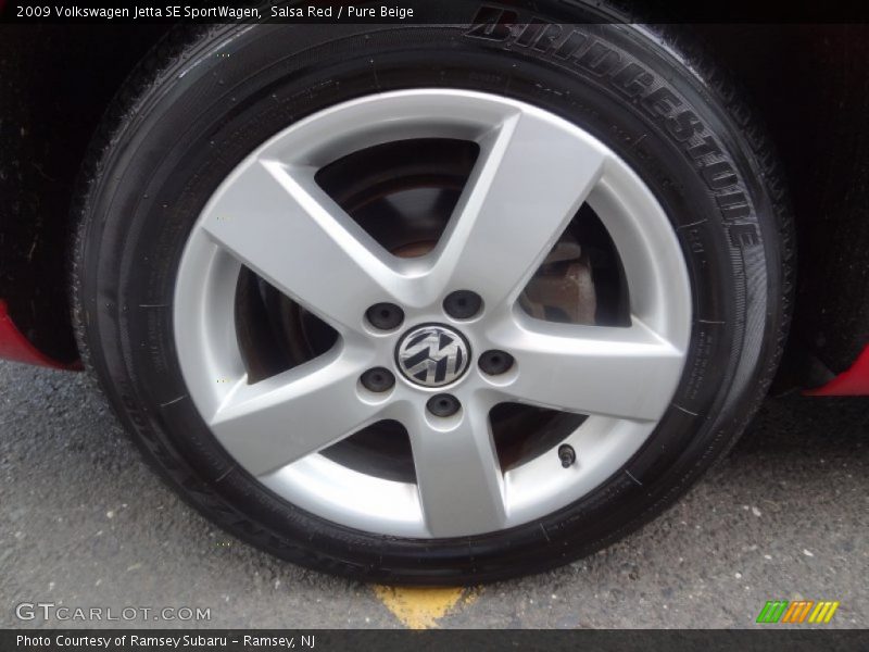  2009 Jetta SE SportWagen Wheel