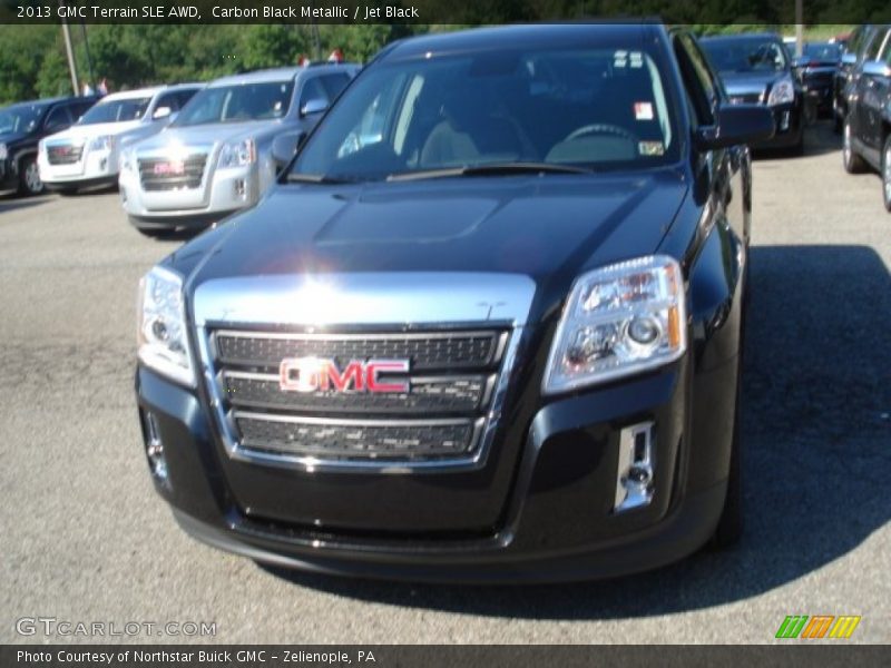 Carbon Black Metallic / Jet Black 2013 GMC Terrain SLE AWD