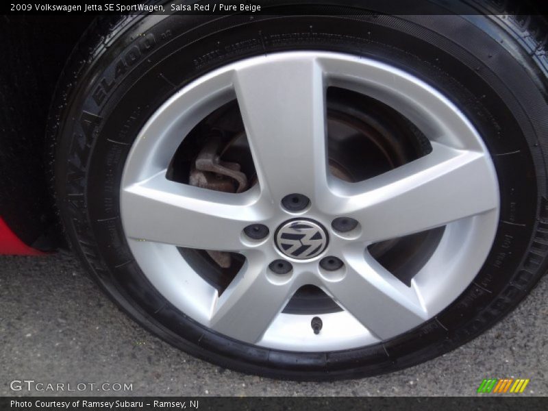  2009 Jetta SE SportWagen Wheel