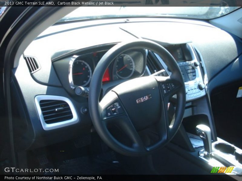 Carbon Black Metallic / Jet Black 2013 GMC Terrain SLE AWD