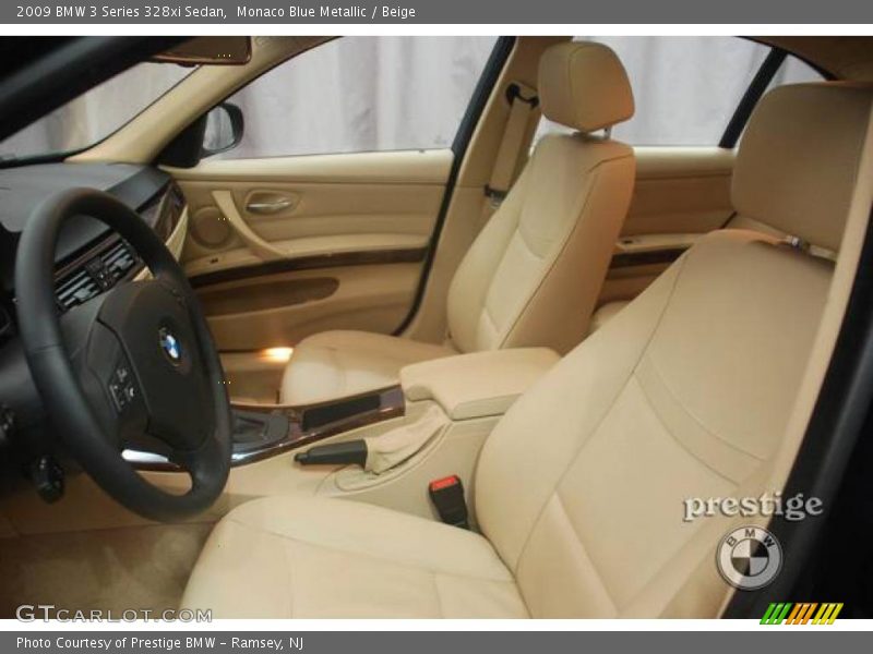 Monaco Blue Metallic / Beige 2009 BMW 3 Series 328xi Sedan