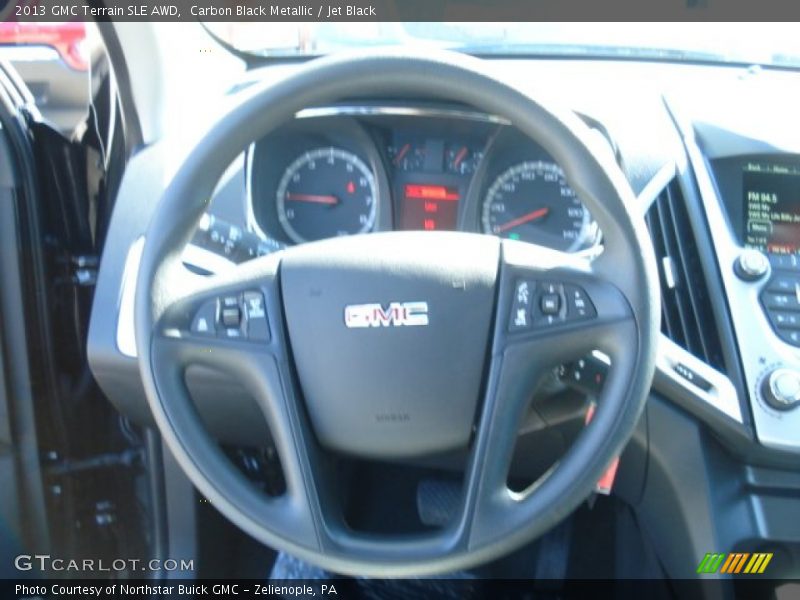 Carbon Black Metallic / Jet Black 2013 GMC Terrain SLE AWD