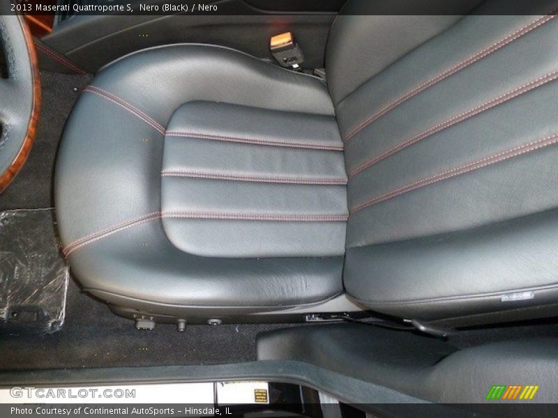 Front Seat of 2013 Quattroporte S