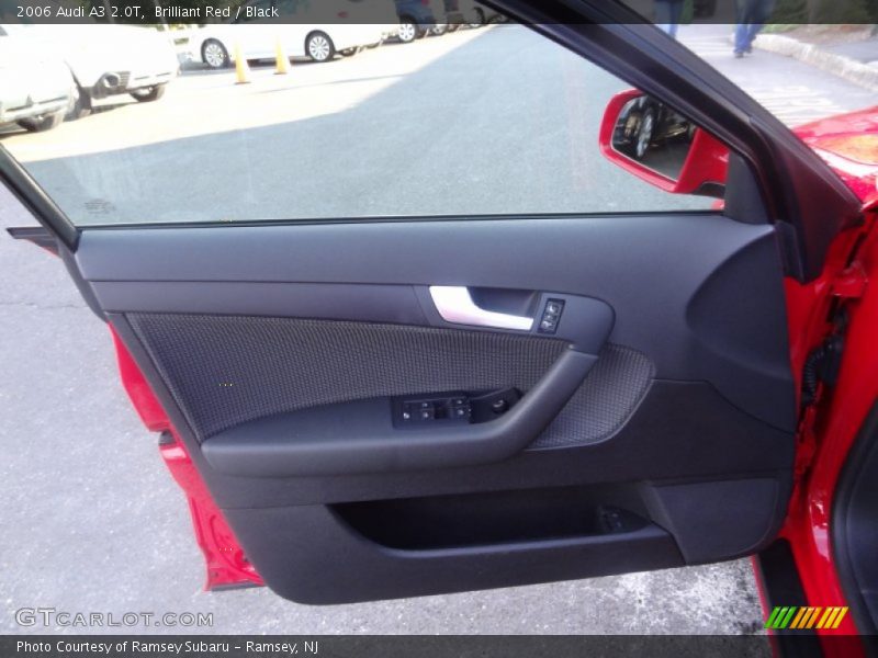 Brilliant Red / Black 2006 Audi A3 2.0T
