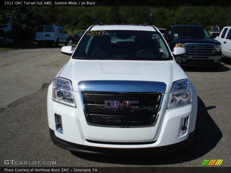 Summit White / Jet Black 2013 GMC Terrain SLE AWD