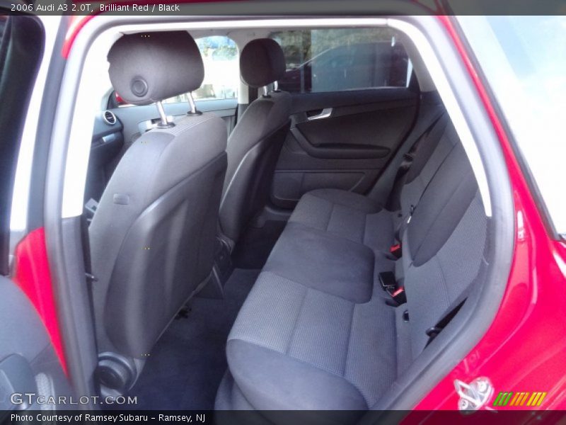 Brilliant Red / Black 2006 Audi A3 2.0T