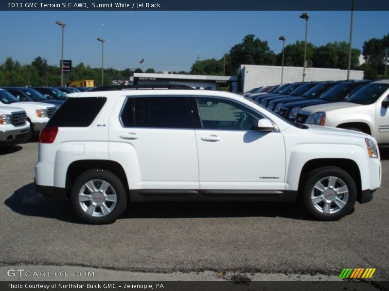 Summit White / Jet Black 2013 GMC Terrain SLE AWD
