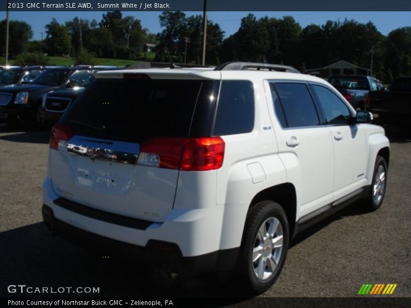 Summit White / Jet Black 2013 GMC Terrain SLE AWD