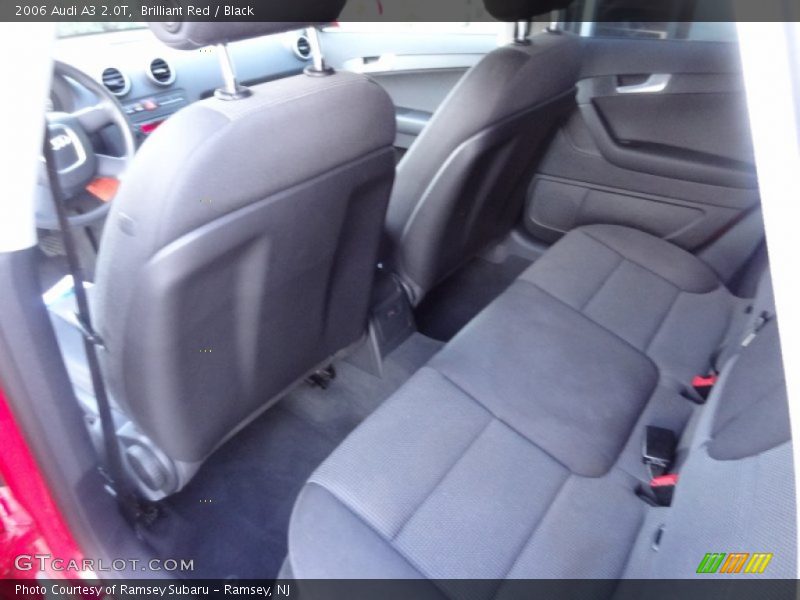 Brilliant Red / Black 2006 Audi A3 2.0T
