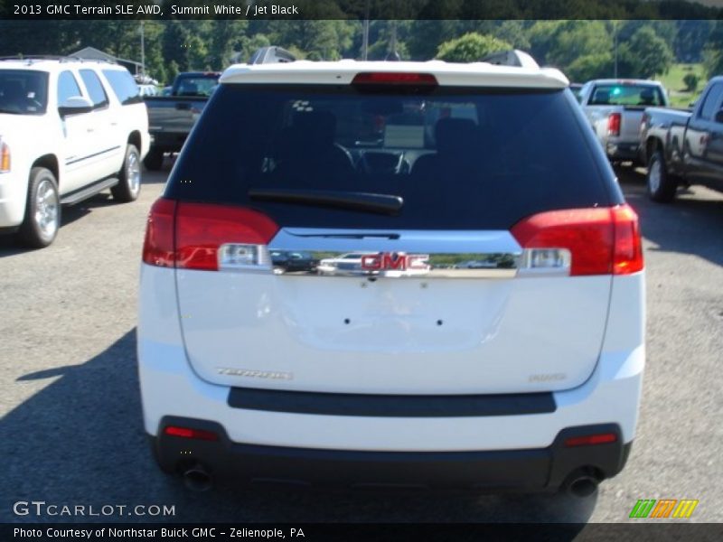 Summit White / Jet Black 2013 GMC Terrain SLE AWD
