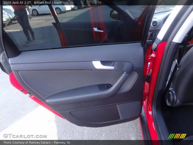 Brilliant Red / Black 2006 Audi A3 2.0T