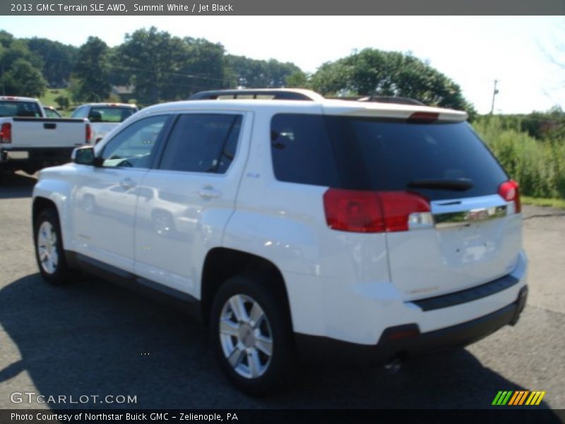 Summit White / Jet Black 2013 GMC Terrain SLE AWD