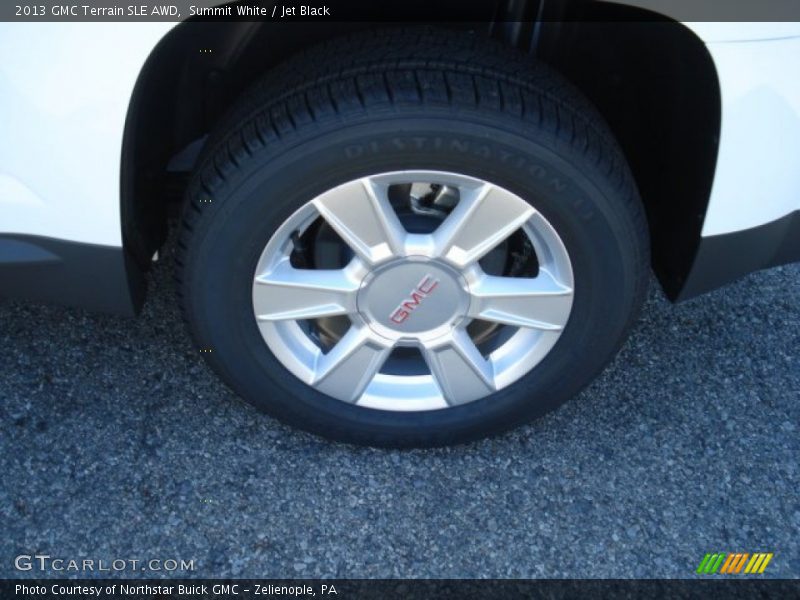 Summit White / Jet Black 2013 GMC Terrain SLE AWD