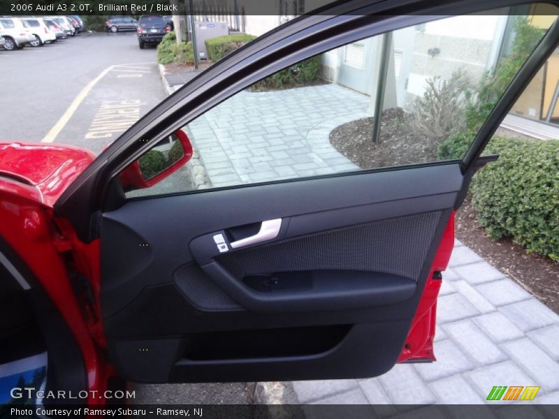 Brilliant Red / Black 2006 Audi A3 2.0T