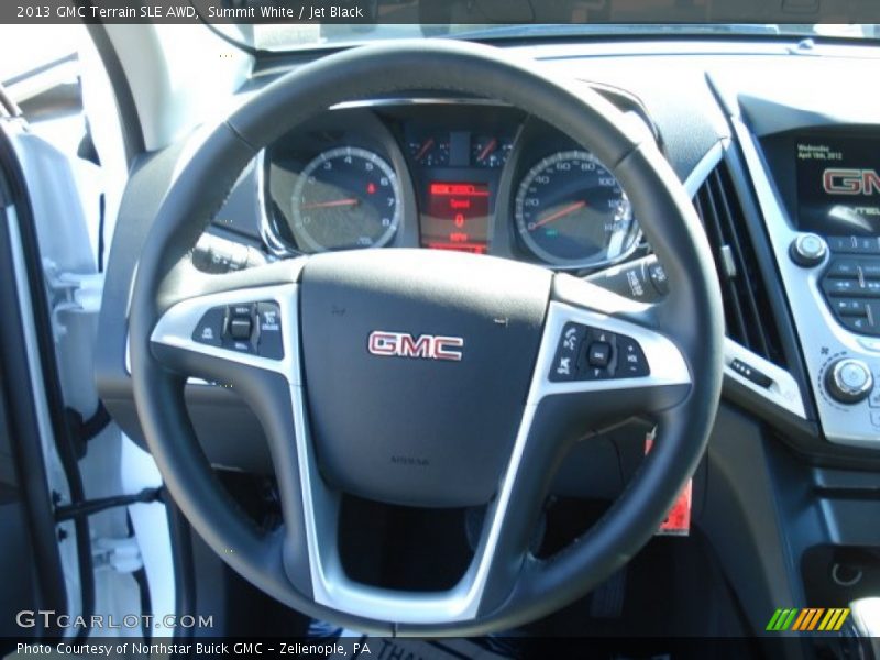 Summit White / Jet Black 2013 GMC Terrain SLE AWD