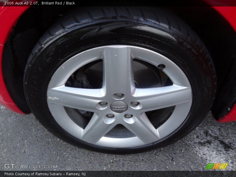 Brilliant Red / Black 2006 Audi A3 2.0T