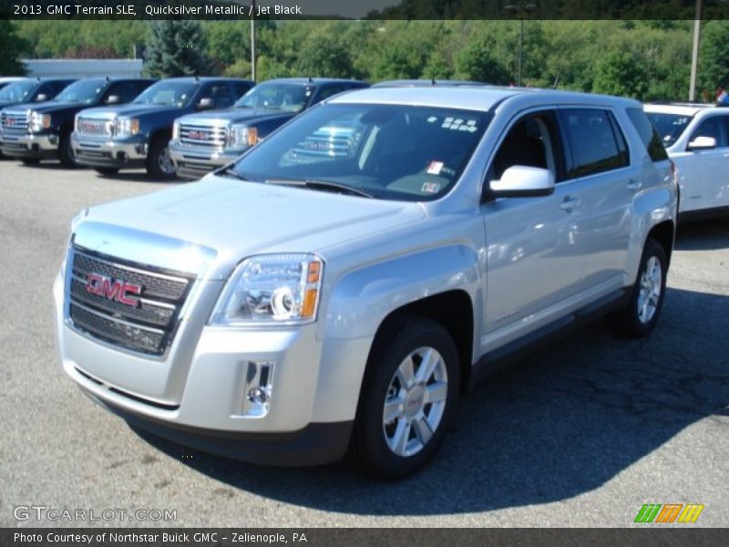 Quicksilver Metallic / Jet Black 2013 GMC Terrain SLE