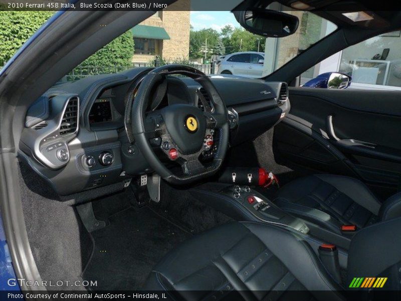  2010 458 Italia Nero Interior