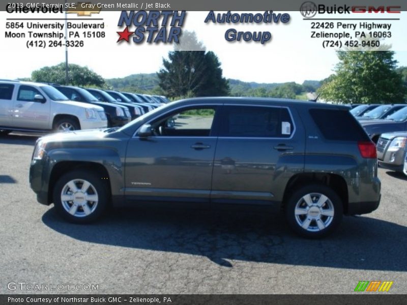 Gray Green Metallic / Jet Black 2013 GMC Terrain SLE