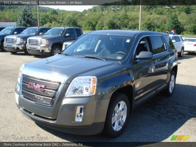 Gray Green Metallic / Jet Black 2013 GMC Terrain SLE