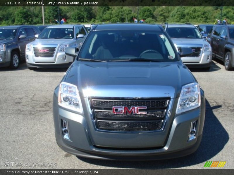 Gray Green Metallic / Jet Black 2013 GMC Terrain SLE
