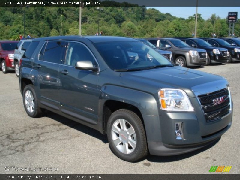Gray Green Metallic / Jet Black 2013 GMC Terrain SLE