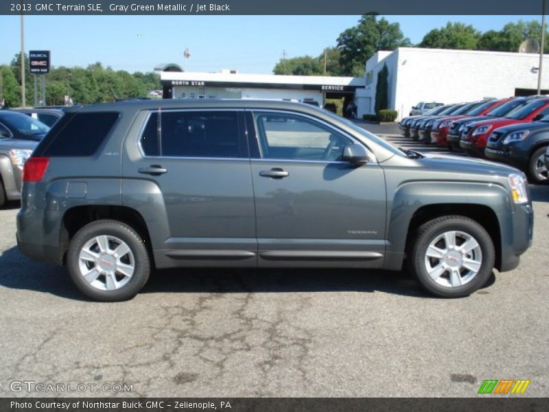 Gray Green Metallic / Jet Black 2013 GMC Terrain SLE