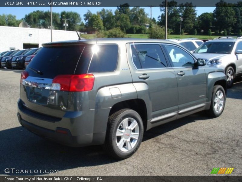 Gray Green Metallic / Jet Black 2013 GMC Terrain SLE