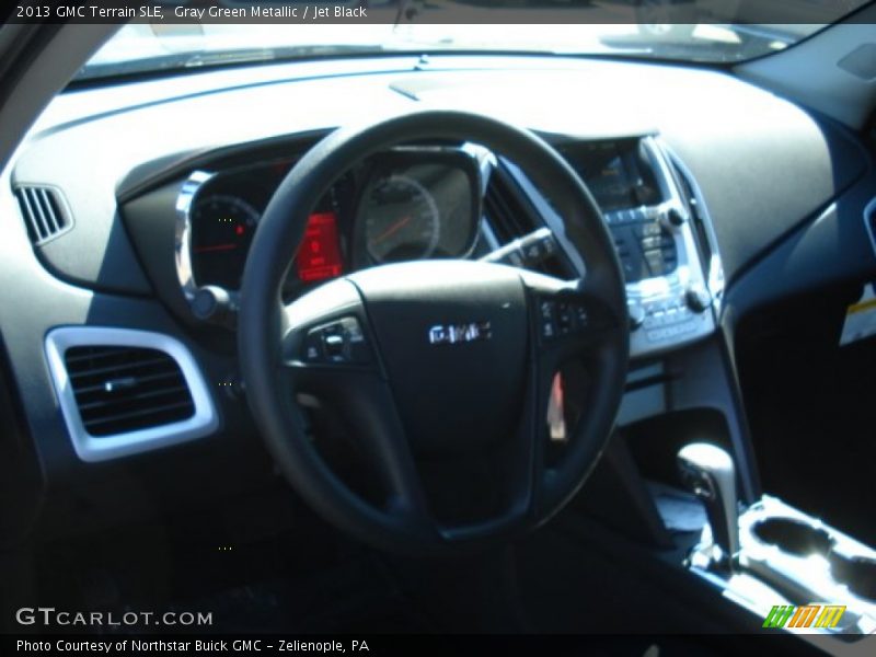Gray Green Metallic / Jet Black 2013 GMC Terrain SLE