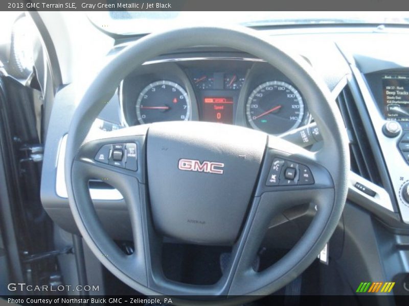 Gray Green Metallic / Jet Black 2013 GMC Terrain SLE
