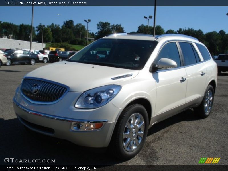 White Opal / Cashmere 2012 Buick Enclave AWD