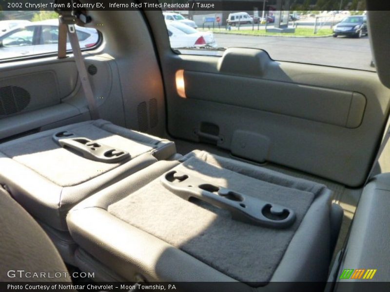 Inferno Red Tinted Pearlcoat / Taupe 2002 Chrysler Town & Country EX