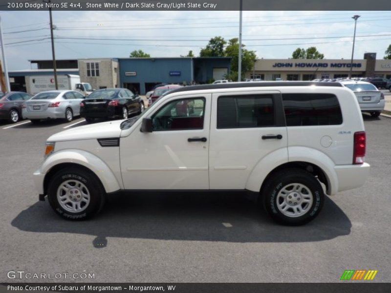 Stone White / Dark Slate Gray/Light Slate Gray 2010 Dodge Nitro SE 4x4