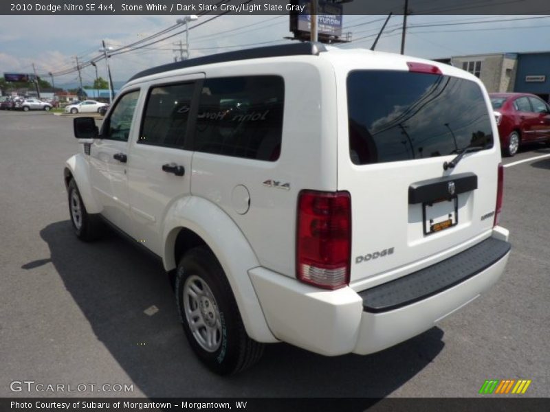 Stone White / Dark Slate Gray/Light Slate Gray 2010 Dodge Nitro SE 4x4