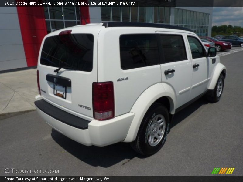 Stone White / Dark Slate Gray/Light Slate Gray 2010 Dodge Nitro SE 4x4