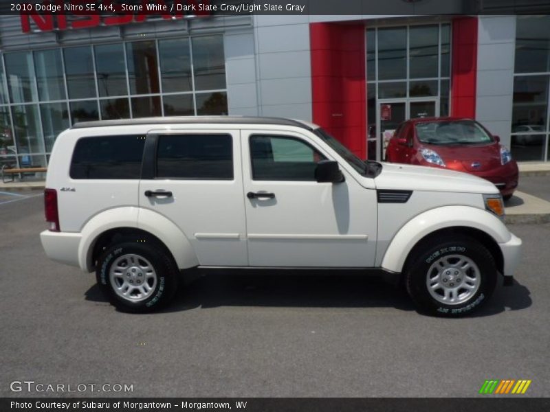 Stone White / Dark Slate Gray/Light Slate Gray 2010 Dodge Nitro SE 4x4