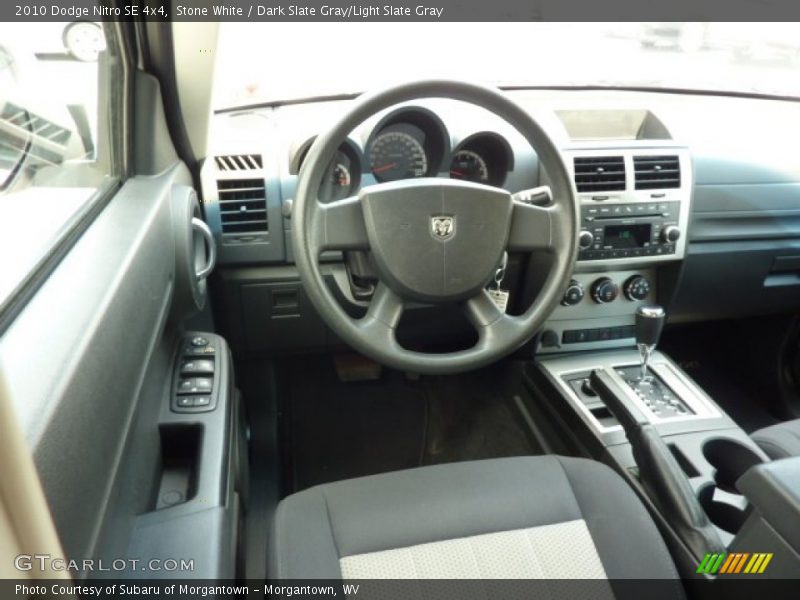 Stone White / Dark Slate Gray/Light Slate Gray 2010 Dodge Nitro SE 4x4