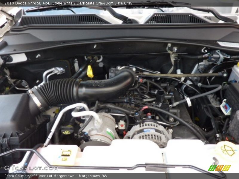 Stone White / Dark Slate Gray/Light Slate Gray 2010 Dodge Nitro SE 4x4