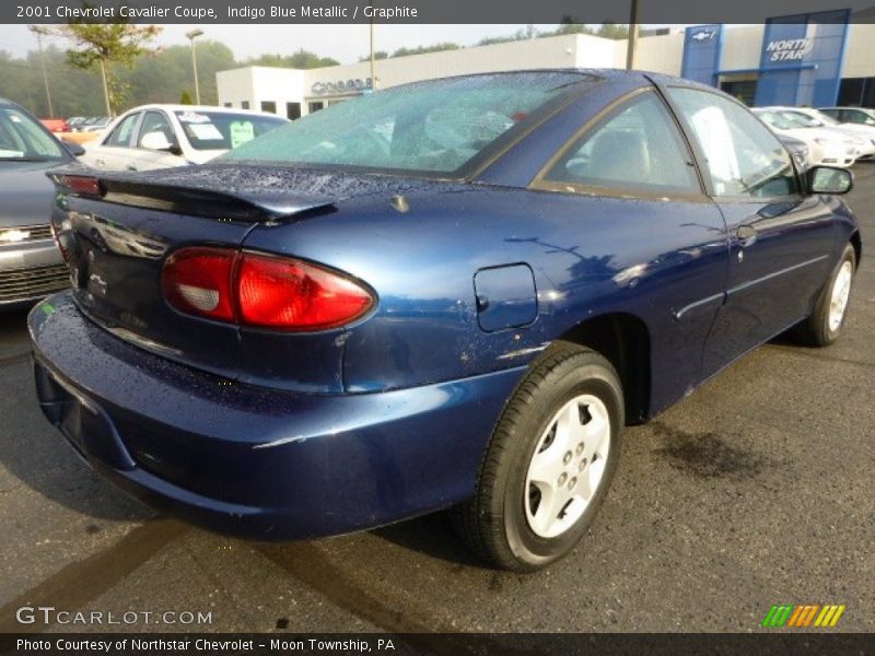 Indigo Blue Metallic / Graphite 2001 Chevrolet Cavalier Coupe