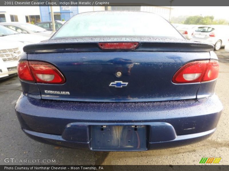 Indigo Blue Metallic / Graphite 2001 Chevrolet Cavalier Coupe