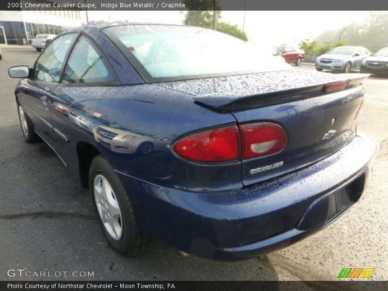 Indigo Blue Metallic / Graphite 2001 Chevrolet Cavalier Coupe