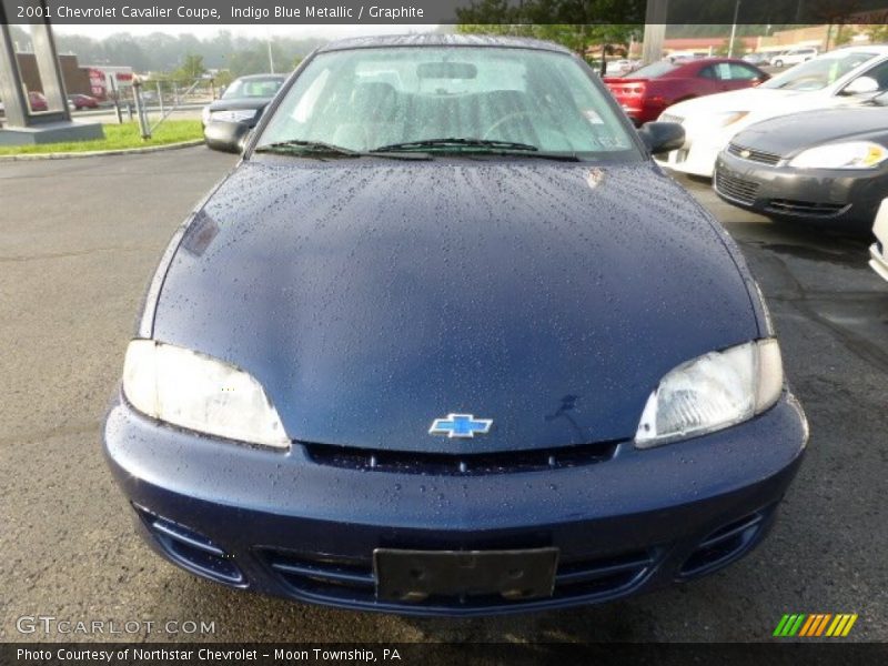Indigo Blue Metallic / Graphite 2001 Chevrolet Cavalier Coupe